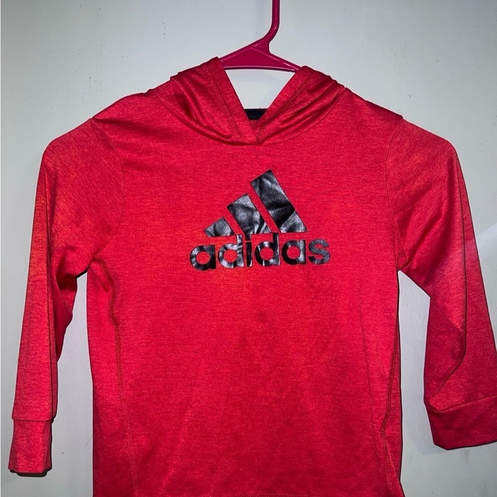 Adidas Kids Red Hoodie